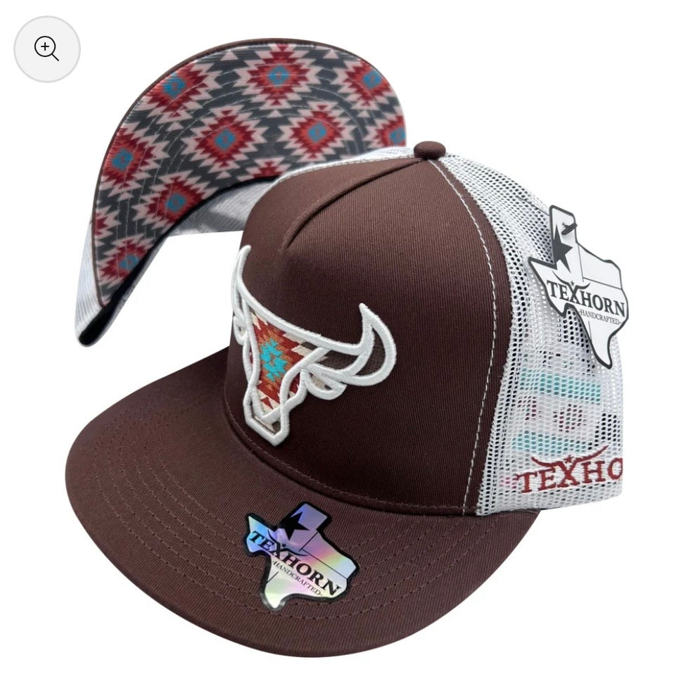 TEXHORN Cattle Brown Snap Back