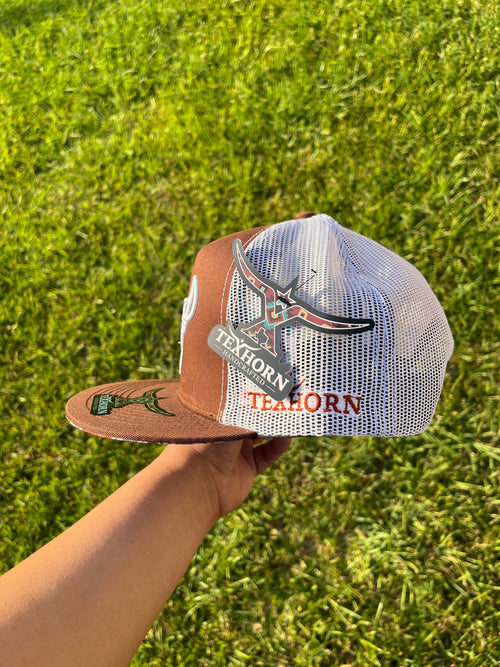 TEXHORN Cattle Brown Snap Back