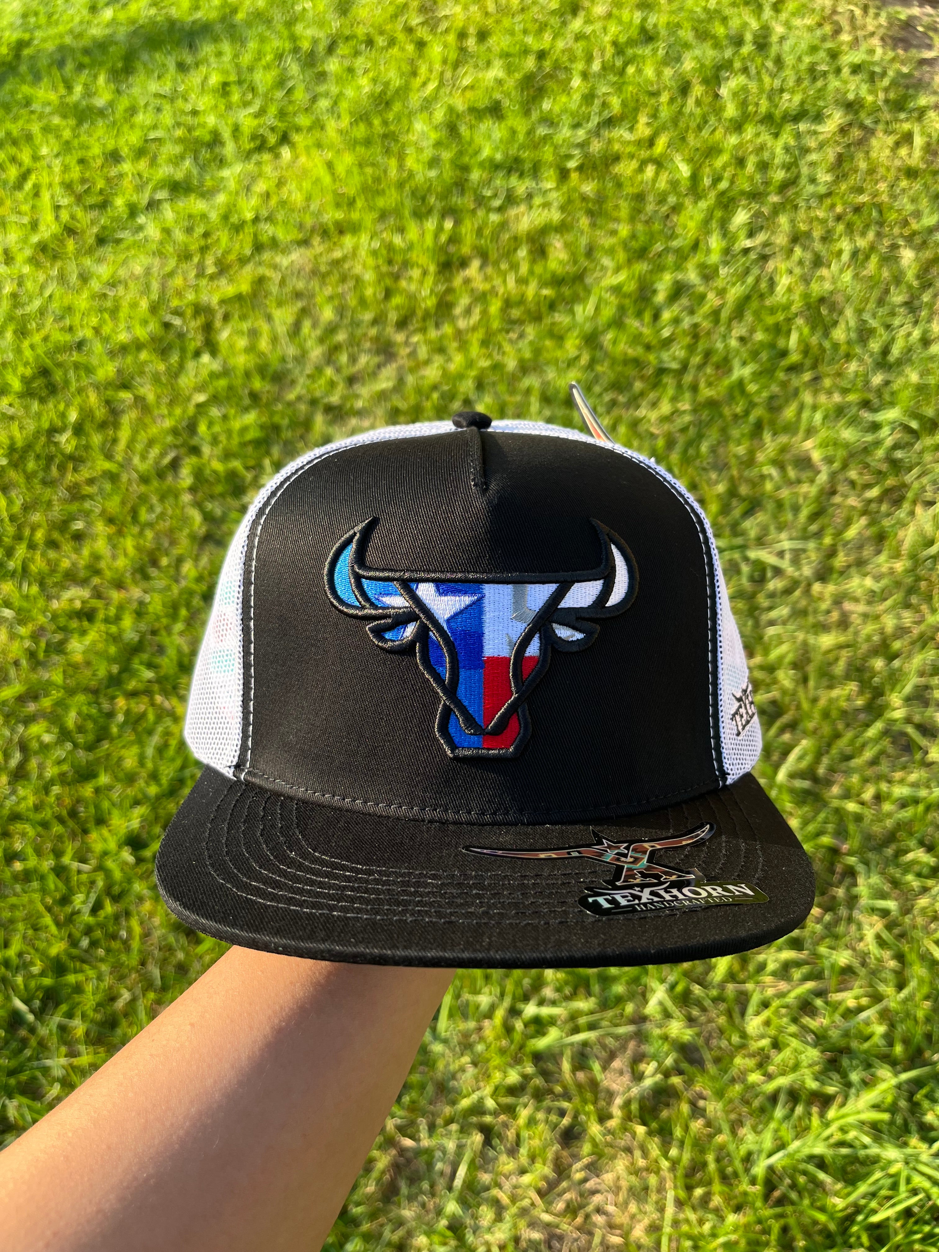 TEXHORN Cattle Black TX Snap Back